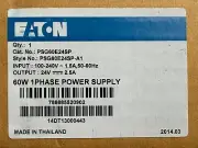 NEW Eaton PSG60E24SP Power Supply 60W 24V 2.5A Output 1Ph 100-240V Input
