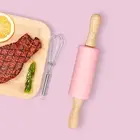 Rolling Pin Portable Widely Application Children Baking Dough Roller Silicone