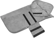ROMISBABA Pet Quick Dry Bath Towel Dog Bathrobe Breathable Dog Drying Coat Comfortable Pet Clothing
