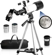 Telescopes for Kids and Beginners 70mm Aperture 400mm AZ Mount Fully Multi Coate
