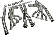 Xuanqingyi Store Stainless Exhaust Headers Manifolds & X Pipe 05-13 Compatible With Corvette C6 LS2 LS3