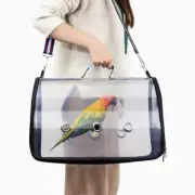 Portable Bird Carrier Parrot Backpack Bag with Perch for Birds Travel Small Pet