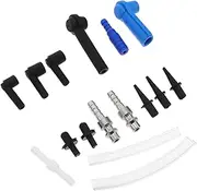 Brake Oil Connector Kit 16pcs Set of Replacement Parts Brake Bleeder Adapter for Efficient Car Repair