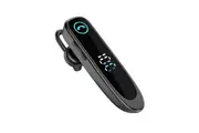 Bluetooth Earphone Single Ear Business Earbuds Ear Hook-Black
