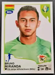2019 PANINI Brazil Copa America STICKER #057 BRUNO MIRANDA Bolivia