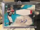 2016 PANINI ORIGINS blue rc auto patch #d/25 will fuller TEXANS watson #1 target