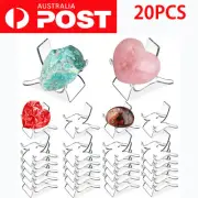 20x Display Stand Acrylic Rock Display stands Clear Display Easel Stands
