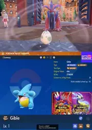 Pokemon Scarlet/Violet ✨SHINY EGG GIBLE Lv.1 Adamant 6IV TRADE Hatch Your Egg