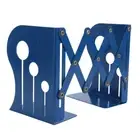 Iron Stand Desk Adjustable Bookend Books Holder Bookends School Office Supplies