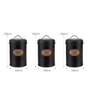 Tea Coffee Sugar Canisters Storage Set