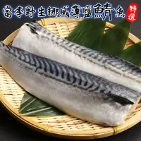 在飛比找PChome24h購物優惠-【海肉管家】嚴選挪威薄鹽鯖魚_20贈10(共30片_120-