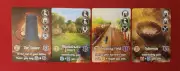 Valeria Board Game Promo Pack of 4 Cards Court Field Coliseum Tower Near Mint