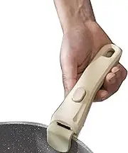 Detachable Pot Handle Replacement - Frying Pan Grip, Cookware Replacement Handle, Ergonomic Design