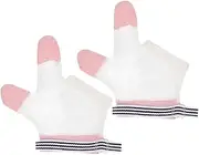 SECFOU 1 Pair Breathable Finger Stop Gloves for Thumb and Finger Protector Comfortable Biting Mitts for Home and Outdoor Use
