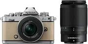 Nikon Z fc Mirrorless Camera (Sand Beige) + NIKKOR Z DX 16-50mm F/3.5-6.3 VR + NIKKOR Z DX 50-250mm f/4.5-6.3 VR Twin Lens Kit