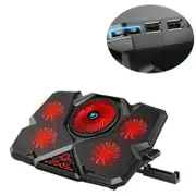 Red Gaming Laptop Cooler with 5v Speed Control