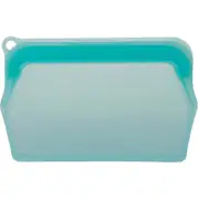 Appetito Small 330ml Silicone Food Storage Bag Reusable Snack/Liquid Pouch Aqua
