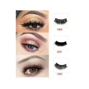 Ozoffer 20 Pairs Fake Eyelashes Eye Lashes Makeup Extension 3D Mink Natural Thick False