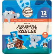 Sweet William Rice Crackle Chocolate Koalas 12 pack