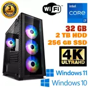Intel 12th Gen i7 12700 | 32 GB RAM | 2TB HDD + 256GB SSD | Gaming PC/Computer
