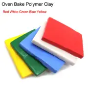 Oven Bake Polymer Clay Modelling Moulding Block Art Design Red Green Blue Yellow