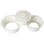Buchner Funnel Flask Adapter Set 9 in 1 White Filter Adapter Cones Tapered Co...