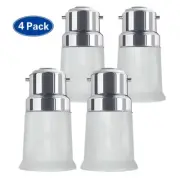 1/4Pcs B22 to E27 Adapter Edison Screw Light Bulb Adaptor Converter LED Lamp Hol