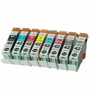 8 PK Ink Set Combo + Chip works for Canon CLI-42 Pro 100 Pro-100 Professsional