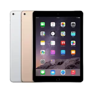 【Apple 蘋果】A級福利品 iPad Air2 9.7吋/LTE/128G(贈送平板保護套+玻璃保護貼+原廠充電器 A1567)