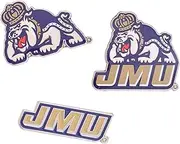 Desert Cactus James Madison University Lapel Pins 3 Pack Dukes JMU Logo Enamel Made of Metal (Pin Set), Bronze, no gemstone