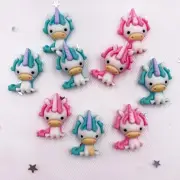 12pcs Resin Unicorn Flatback Craft Embellishments