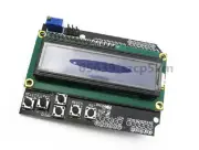 16*2 1602 LCD Board Blue Backlight display Keypad Shield module for Arduino