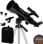 Celestron - 70mm Travel Scope - Portable Refractor Telescope - Fully-Coated Glas