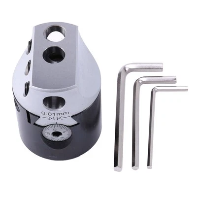2Inch 50Mm F1 Type Boring Head 12Mm Lathe Boring Bar Milling Holder For Mt22143