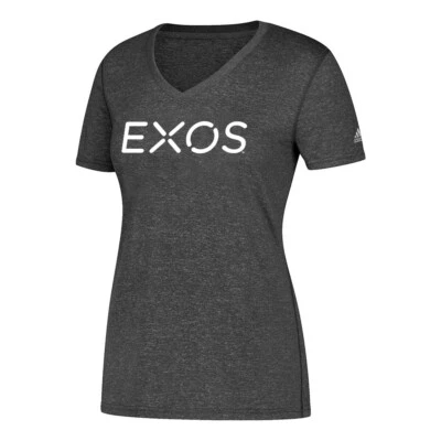 EXOS Adidas Women's Grey Logo Climalite T-Shirt