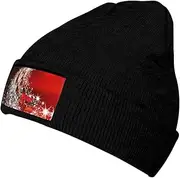 OGNOT Christmas Magic Womens Mens Winter Knitted Beanie Hat,Thick, Soft & Warm Chunky Beanie Hats,for Cold Weather