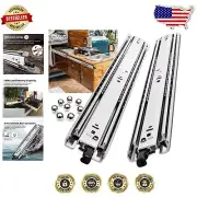 Corrosion-Resistant Heavy Duty Drawer Slides with Locking Mechanism - 22 Inch