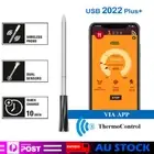 Meat Food Steak Wireless Thermometer Dual Sensors BBQ Oven Grill Bluetooth NGT