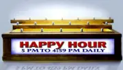 HAPPY HOUR BEER TAP HANDLE DISPLAY BASE HOLDS 18 ON 3 LEVELS 2 WAY LED LIGHT