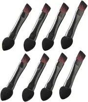 30Pcs Disposable Double Head Eyeshadow Brushes Bevel Sponge Small Makeup Brush Mini Eyeshadow Sponge Brushes Cosmetic Brush Travel Eyeshadow Brush Makeup Applicator Brushes, Black