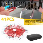 41X Red Electrical Pin Removal Kit Terminal Removal Tool Kit w/Protective Bag O