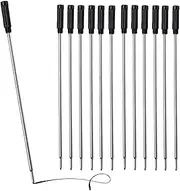5 x Black Ink Pen Refills for CROSS Ballpoint Pens, 11.6cm Black Ballpoint Pen Refills Compatible with CROSS 8513 Ballpoint Pens, Medium Size Tip (5)