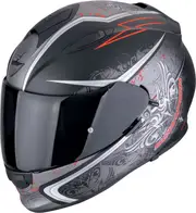 Scorpion EXO-491 Run, full face helmet , color: Matt Black/Grey/Red , size: M