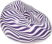 Toyvian Portable Inflatable Recliner Chair Durable Bean Bag Sofa for Adults Foldable Lazy for Outdoor Activities Relaxing Blow Up Furniture for Hiking and Picnics