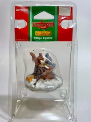 Lemax Xmas Chipmunks 32693 Released 2003