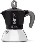 Bialetti - Moka Induction, Moka Pot, 2 Cups Espresso (3.4 Oz), Black