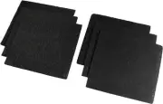 HQRP Carbon Litter Box Filters for Hooded Cat Litter Box 6 x 6.5 Inch 10mm Thick