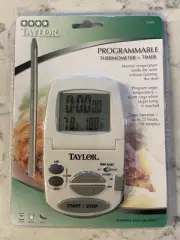 Taylor 1470N Digital Cooking Thermometer w/ Probe & Timer NEW AND SEALED