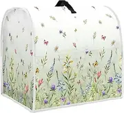 chaqlin Garden Flower Stand Mixer Cover,Kitchen Mixer Cover with Pocket for Stand Mixer,Food Mixer Cover Kitchen Blender Cover Toaster Blender Covers Kitchen Small Appliance Dust Cover