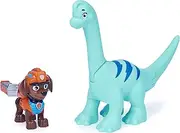 Paw Patrol, Dino Rescue Zuma and Dinosaur Action Figure Set, for Kids Aged 3 and up